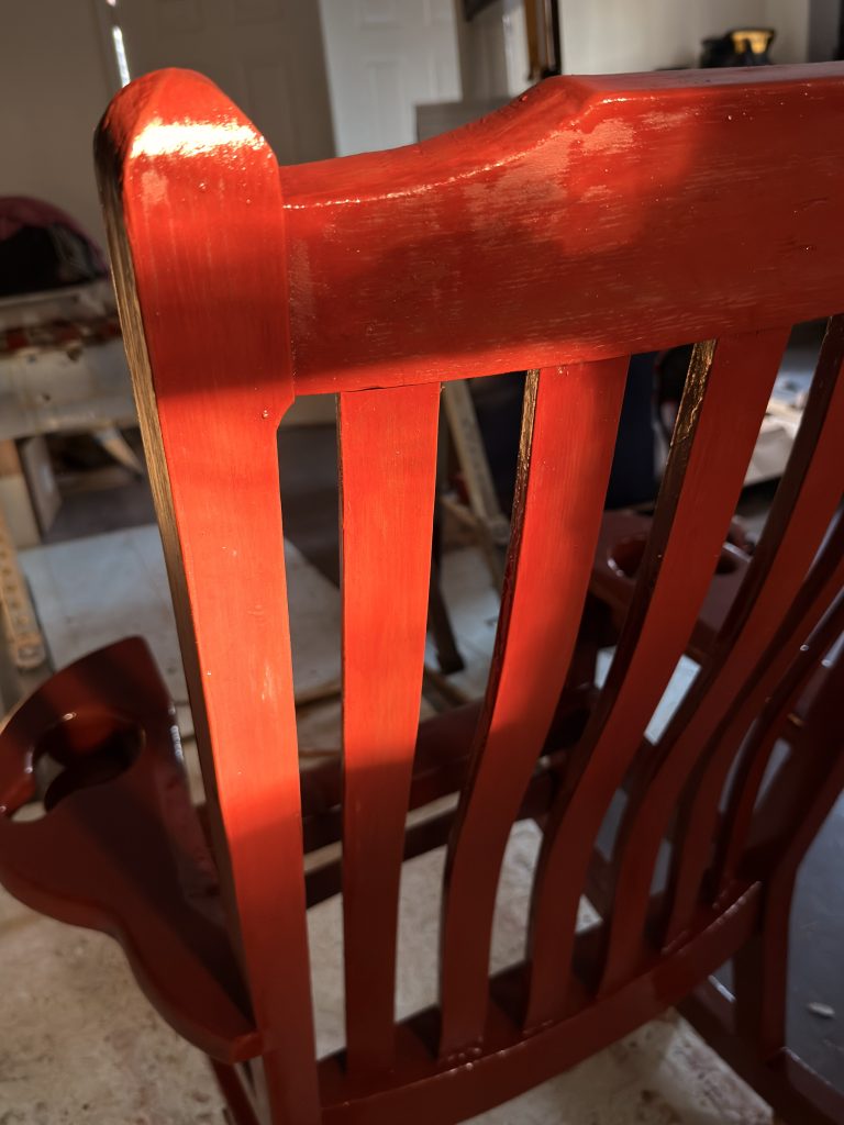 Milk paint color sample