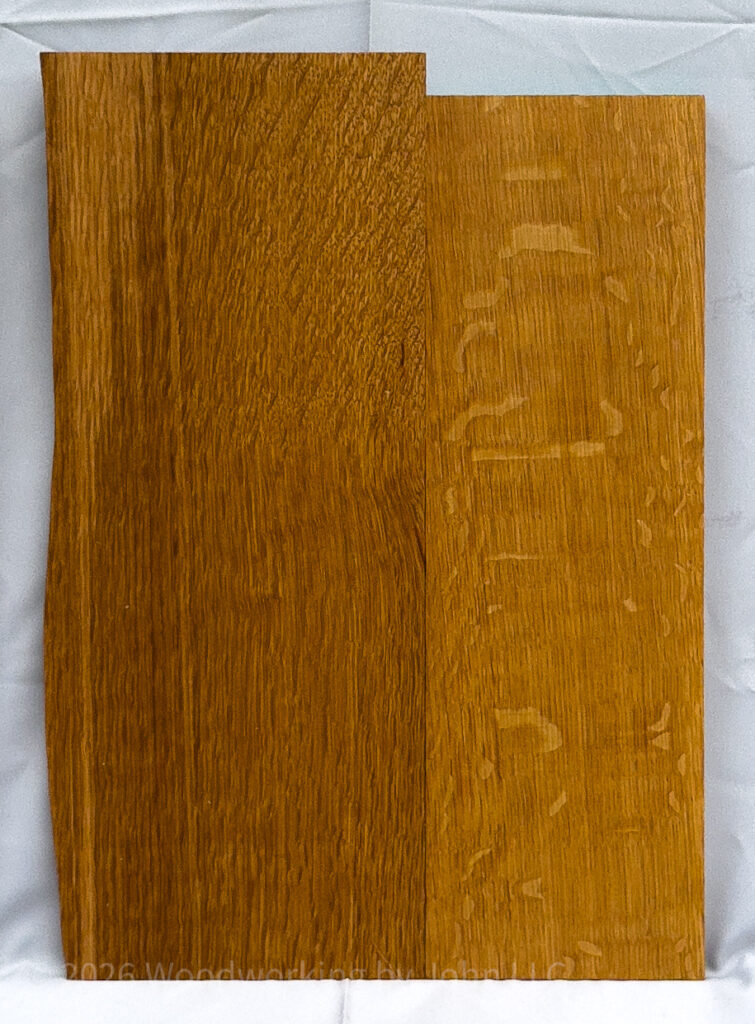 Quarter sawn white oak with Traditional Hardwax Oil finish