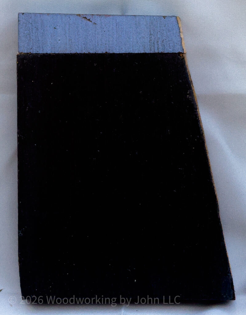 Denim Blue milk paint layered over Cocoa