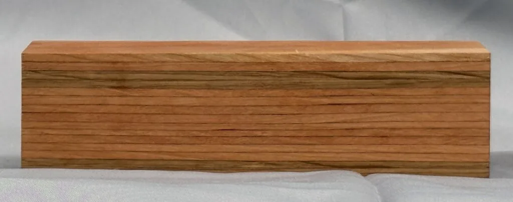 Cherry / Oak / Cherry laminated rocker blade
